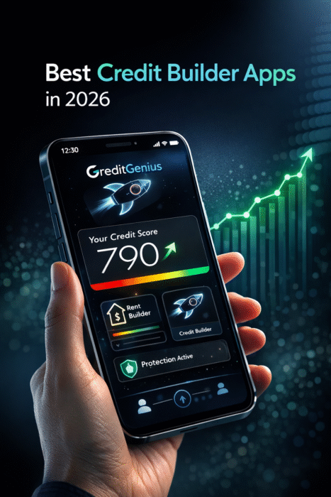 Best credit builder apps in 2026 including Credit Genius AI credit builder platform